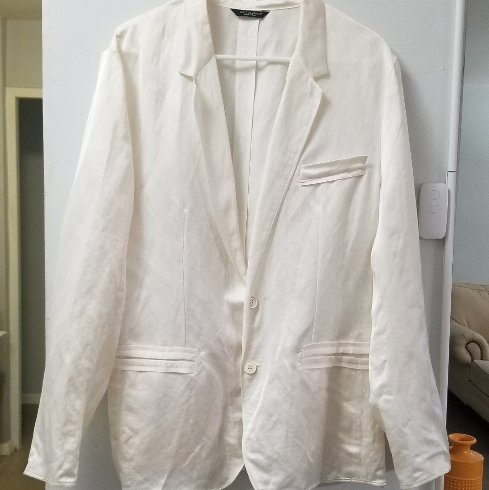 📢DOLCE & GABBANA  MEN JACKET BEIGE SIZE 50